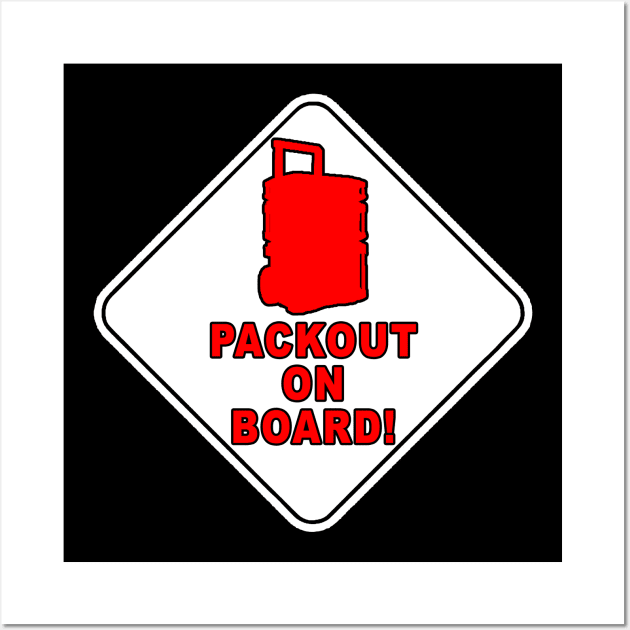 Packout on board parody design Wall Art by Church Life